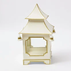 Discount Mrs. Alice White & Gold Pagoda Lantern