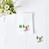 Best Mrs. Alice White Embroidered Skier Napkins (Set Of 4)