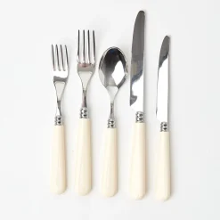 New Mrs. Alice White Ivory Cutlery (5 Piece)