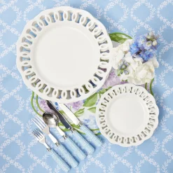 Sale Mrs. Alice White Lace Dinner & Starter Plates (Set Of 8)