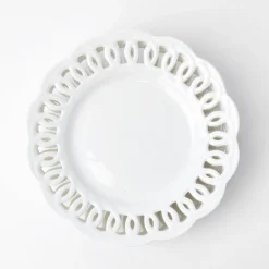 Online Mrs. Alice White Lace Dinner Plates (Set Of 4)