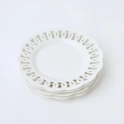 Online Mrs. Alice White Lace Starter Plates (Set Of 4)