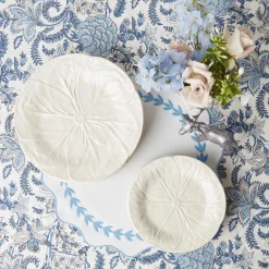 Clearance Mrs. Alice White Lettuce Dinner Plate