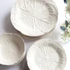 Mrs. Alice White Lettuce Dinner Plate