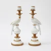 Discount Mrs. Alice White Parrot Candle Holder (Pair)