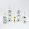 Online Mrs. Alice White Porcelain Pagoda Decoration Set
