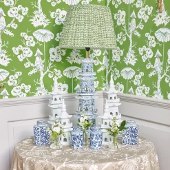 Online Mrs. Alice White Porcelain Pagoda Decoration Set