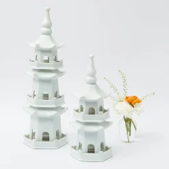 Online Mrs. Alice White Porcelain Pagoda Decoration Set