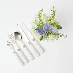 Clearance Mrs. Alice White Rattan Cutlery (5 Piece)