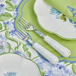 Clearance Mrs. Alice White Rattan Cutlery (5 Piece)