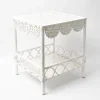 Discount Mrs. Alice White Rattan Outdoor Side Table