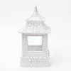 Hot Mrs. Alice White Rattan Pagoda Lantern