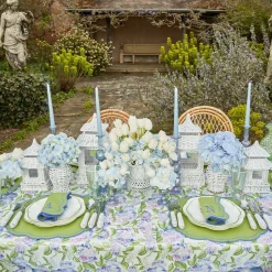 Online Mrs. Alice White Rattan Pagoda Lantern Set