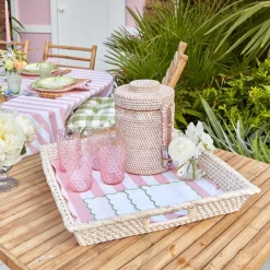 Sale Mrs. Alice White Rattan Tray