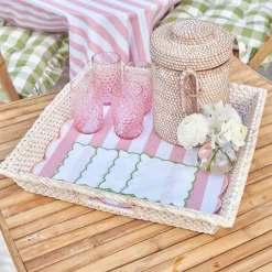Sale Mrs. Alice White Rattan Tray
