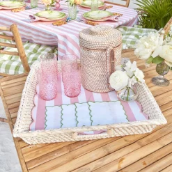 Sale Mrs. Alice White Rattan Tray
