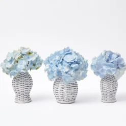 Mrs. Alice White Rattan Vase (Set Of 3)