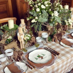 Clearance Mrs. Alice White Ribbon Water & Wine Glassware Set