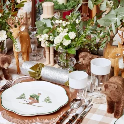New Mrs. Alice White Ribbon Water & Wine Glassware Set