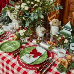 New Mrs. Alice White Ribbon Water & Wine Glassware Set