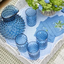 Best Mrs. Alice White Scalloped Rattan Tray