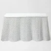 Best Mrs. Alice White Vivienne Rattan Scalloped Console Table