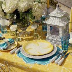 Mrs. Alice Yellow Capri Lettuce Dinner Plate