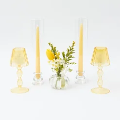 Clearance Mrs. Alice Yellow Melograno Candlescape