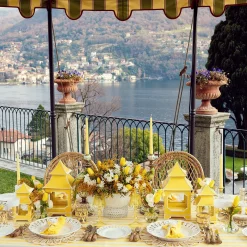 New Mrs. Alice Yellow Pagoda Lantern Set